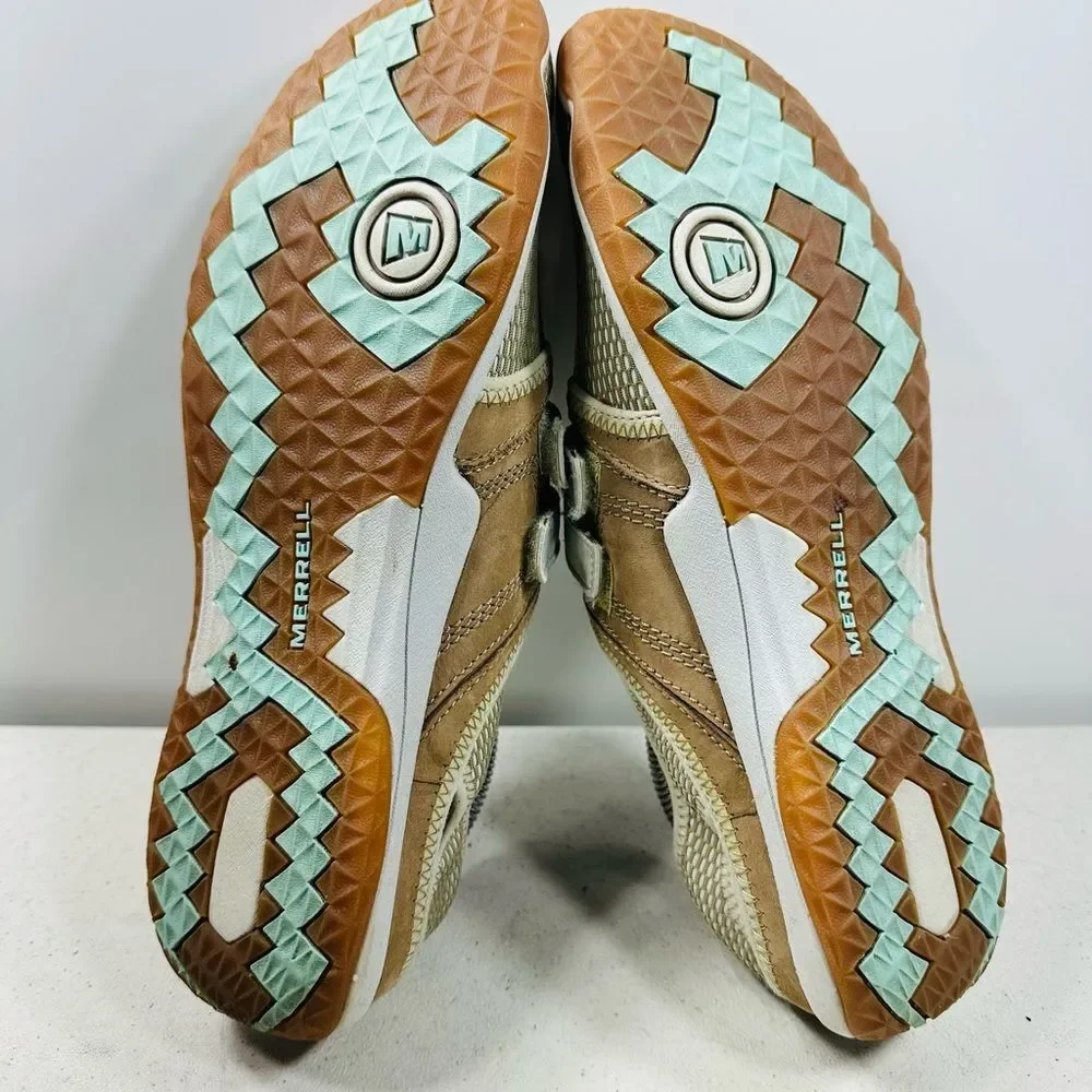Merrell Lorelei MJ Deep Tan Hook & Loop Slip-On Women's Comfort Shoes Size 10 US
